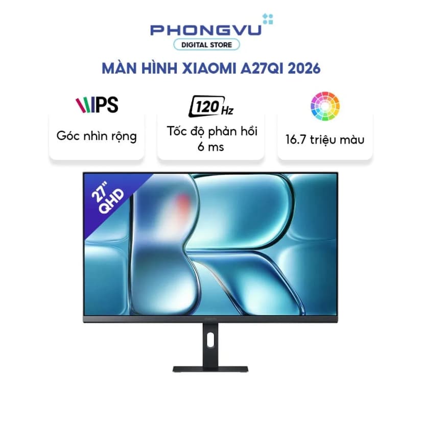 Màn hình Xiaomi A27Qi 2026 (27 inch, QHD, IPS, 120Hz, 6ms) - Giá rẻ nhất hôm nay - Ảnh 9