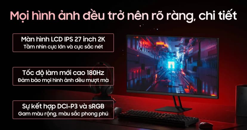 So sánh giá Màn hình Gaming Xiaomi G27Qi 2026 (27 inch, QHD, IPS, 200Hz, 1ms) - Tìm sản phẩm giá rẻ nhất - Ảnh 17