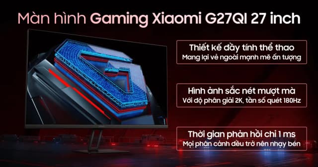 Top 1 so sánh giá Màn hình Gaming Xiaomi G27Qi 2026 (27 inch, QHD, IPS, 200Hz, 1ms) - Tìm sản phẩm giá rẻ nhất - Ảnh 18