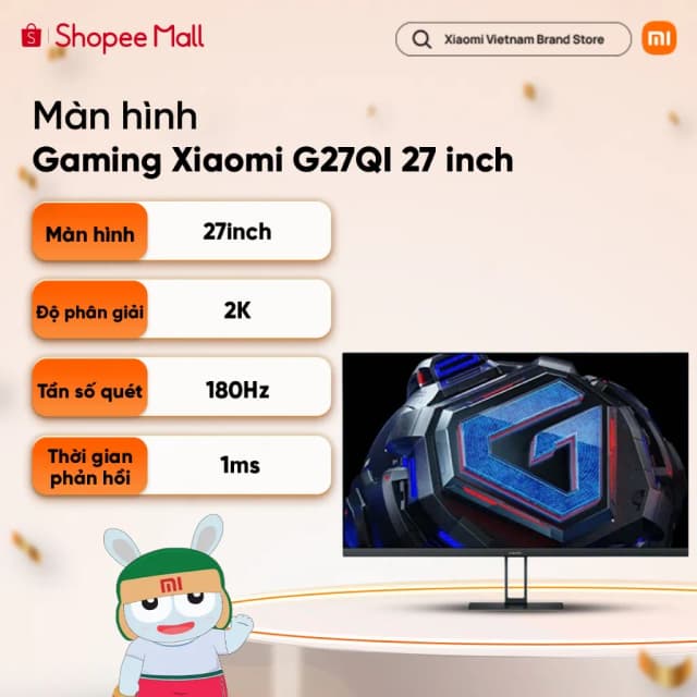 Top 1 so sánh giá Màn hình Gaming Xiaomi G27Qi 2026 (27 inch, QHD, IPS, 200Hz, 1ms) - Tìm sản phẩm giá rẻ nhất - Ảnh 86