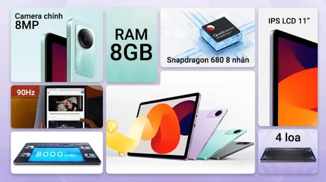 So sánh giá Máy tính bảng Xiaomi Pad 8 8GB/256GB rẻ nhất? - Ảnh 12