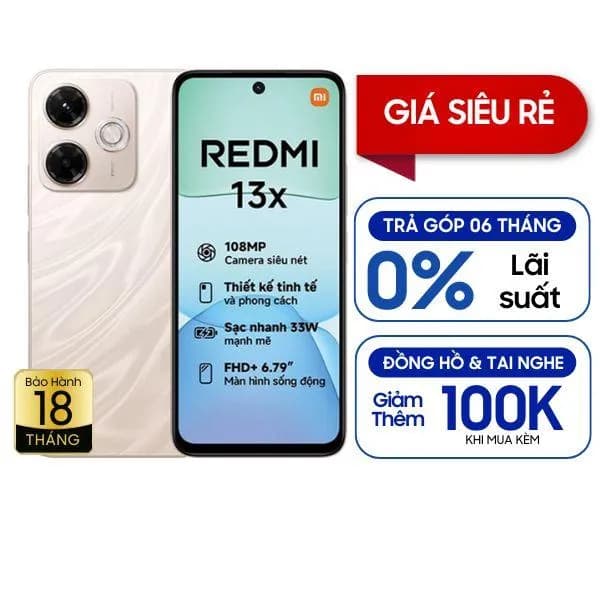 Top 1 so sánh giá Điện thoại Xiaomi Redmi 13x 6GB/128GB - Tìm sản phẩm giá rẻ nhất - Ảnh 17