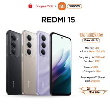 Điện thoại Xiaomi Redmi 15 8GB/128GB - 20