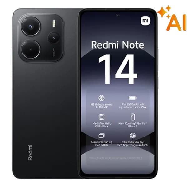 So sánh giá Điện thoại Xiaomi Redmi Note 14 5G 8GB/256GB - Tìm sản phẩm giá rẻ nhất - Ảnh 2