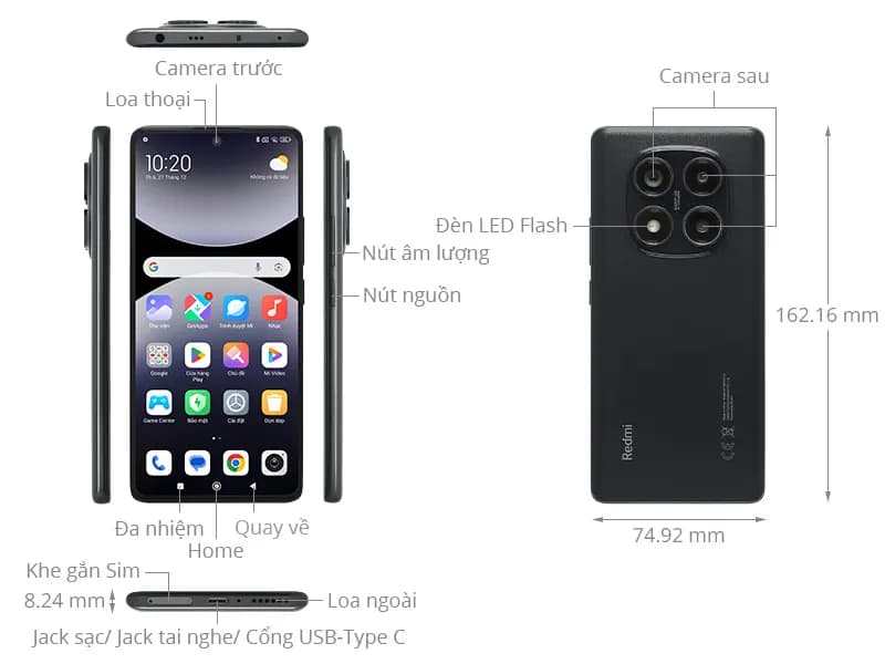 Điện thoại Xiaomi Redmi Note 14 Pro 8GB/256GB - Giá rẻ nhất hôm nay - Ảnh 16