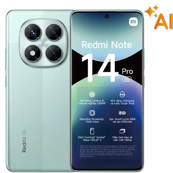 Điện thoại Xiaomi Redmi Note 14 Pro 5G 8GB/256GB - 3