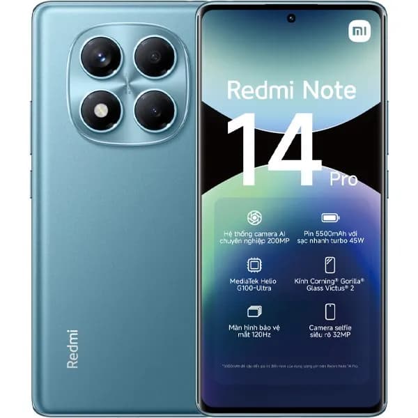 Điện thoại Xiaomi Redmi Note 14 Pro+ 5G 12GB/512GB - 9