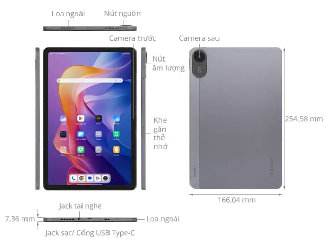 Máy tính bảng Xiaomi Redmi Pad 2 4G 4GB/128GB - 11