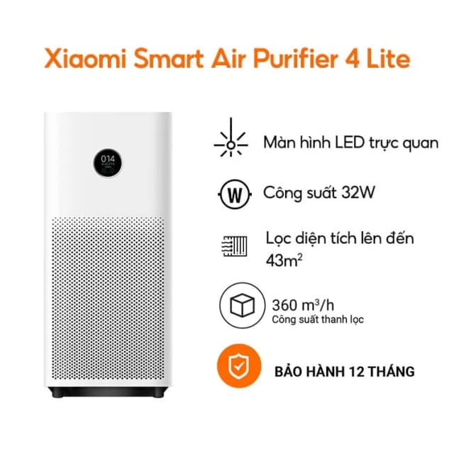 So sánh giá Máy lọc không khí Xiaomi Smart Air Purifier 4 lite EU (BHR5274GL) 33W rẻ nhất? - Ảnh 5