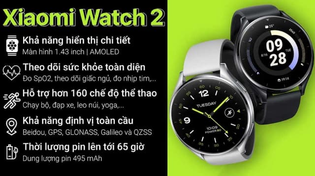 So sánh giá Xiaomi Watch 2 47.8mm dây silicone rẻ nhất? - Ảnh 3