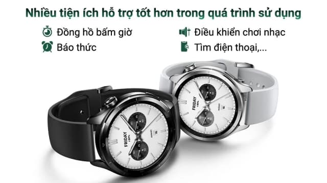 So sánh giá Xiaomi Watch S4 47mm dây silicone Bạc rẻ nhất? - Ảnh 5