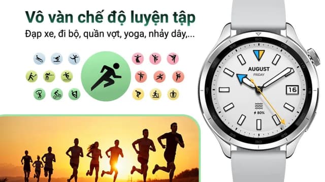 So sánh giá Xiaomi Watch S4 47mm dây silicone Bạc rẻ nhất? - Ảnh 8