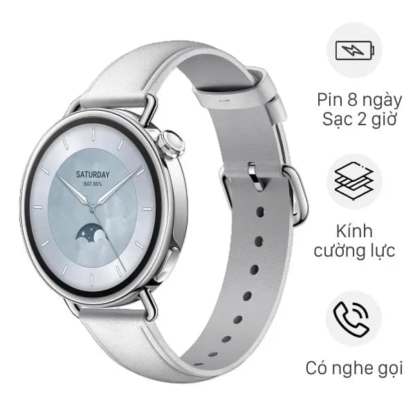 Xiaomi Watch S4 41mm dây da - Ảnh 3