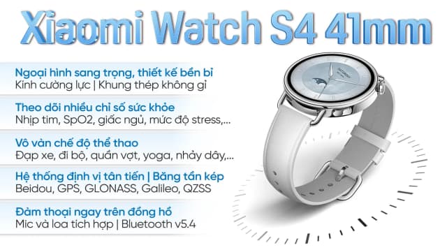 So sánh giá Xiaomi Watch S4 41mm dây da rẻ nhất? - Ảnh 7