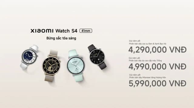 So sánh giá Xiaomi Watch S4 41mm dây Milanese rẻ nhất? - Ảnh 12