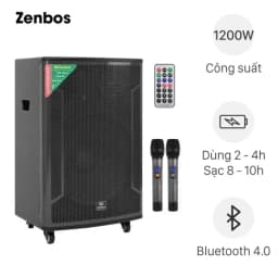 Loa kéo karaoke Zenbos K-360 1200W - Giá rẻ nhất hôm nay - Ảnh 1