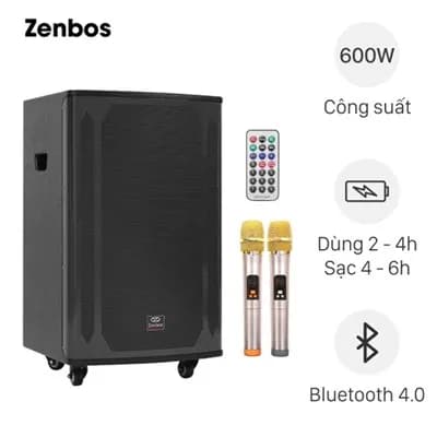 Loa kéo karaoke Zenbos K-360 1200W - Giá rẻ nhất hôm nay - Ảnh 14