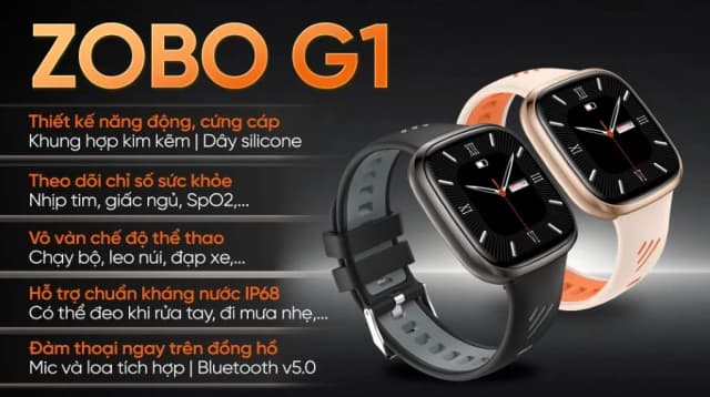 So sánh giá Zobo G1 42.3mm dây silicone rẻ nhất? - Ảnh 3