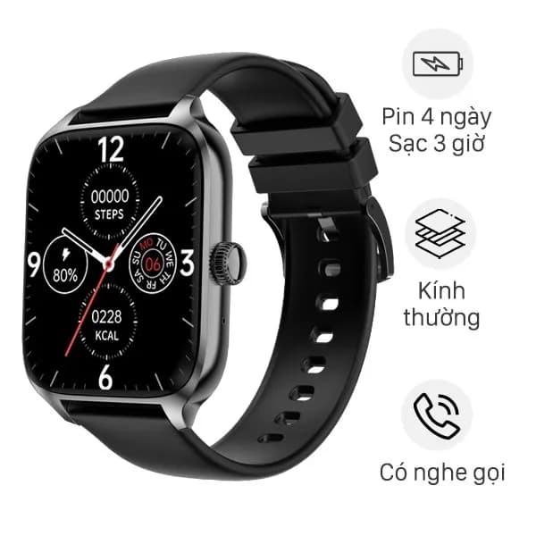 Đồng hồ thông minh Zwatch Z6 44mm Đen - Ảnh 5