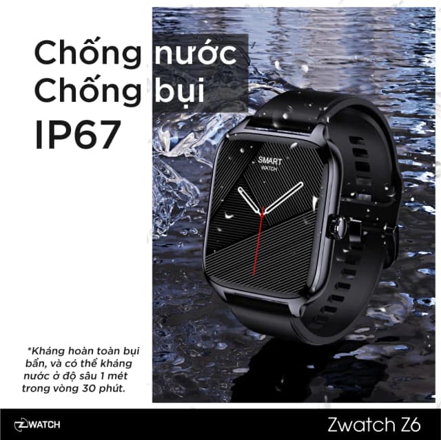 So sánh giá Đồng hồ thông minh Zwatch Z6 44mm Đen rẻ nhất? - Ảnh 5