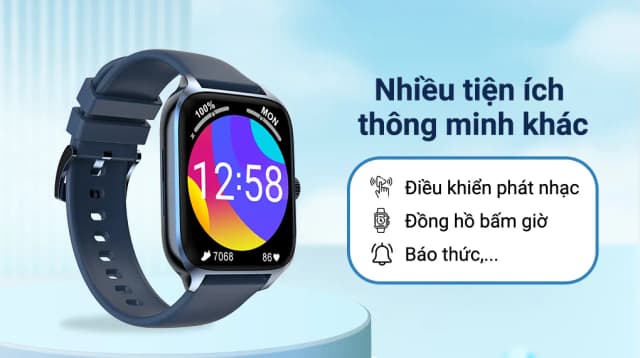 So sánh giá Đồng hồ thông minh Zwatch Z6 44mm Xanh dương rẻ nhất? - Ảnh 6