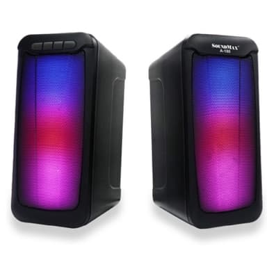So sánh giá Loa 2.0 SOUNDMAX A180 Chính hãng (Bluetooth, Led RGB). VI TÍNH QUỐC DUY rẻ nhất?
