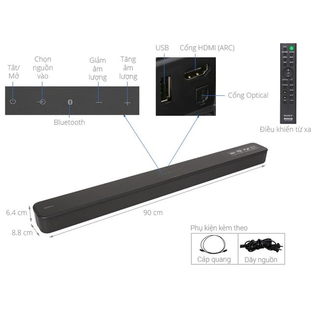Loa thanh soundbar Sony 2.0 HT-S100F 120W giao hàng toàn quốc - Ảnh 11