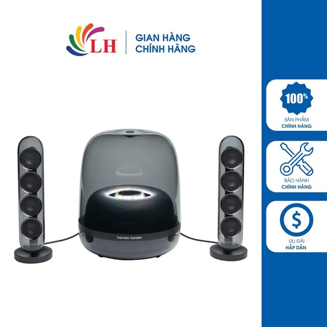 Loa Bluetooth Harman Kardon SoundSticks 4 HKSOUNDSTICK4 - Hàng chính hãng - Âm thanh sống động, công suất lên đến 140W - Ảnh 6