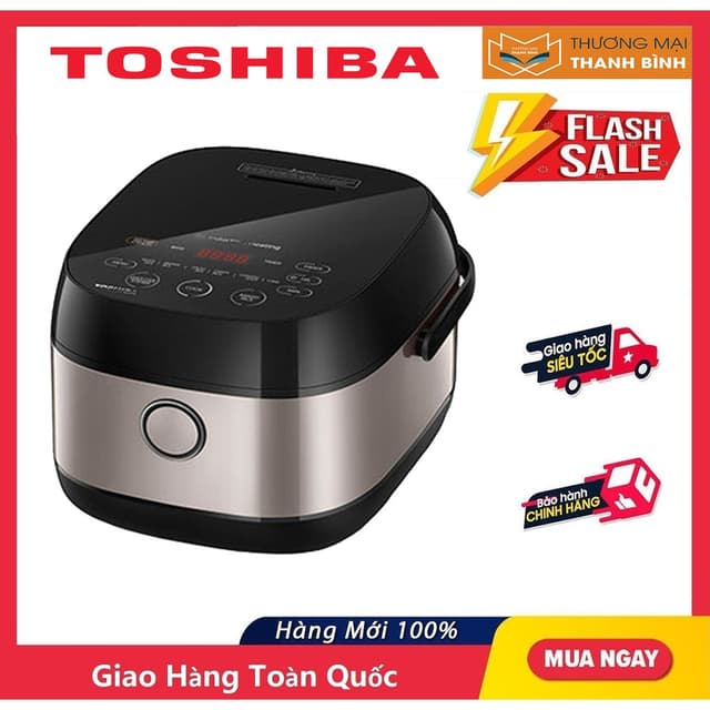 Nồi cơm cao tần Toshiba 1.8 lít RC-18IX1PV - Hàng chính hãng - Ảnh 8
