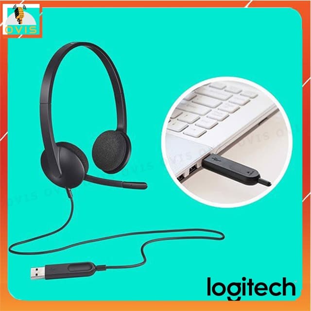 Tai Nghe Kèm Micro USB Logitech H340 - Ảnh 9