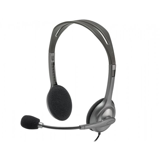Tai nghe Logitech H111 có 1 cổng 3.5 dùng cho điện thoại máy tính có 1 lỗ 3.5 mic và sound - Ảnh 7