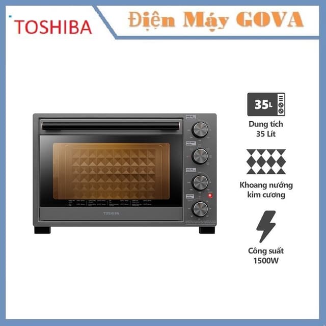Lò Nướng TOSHIBA TL-MC35Z Màu Đen 35 Lít - Hàng Chính Hãng - Model Cao Cấp Nhất 2022 - Ảnh 12