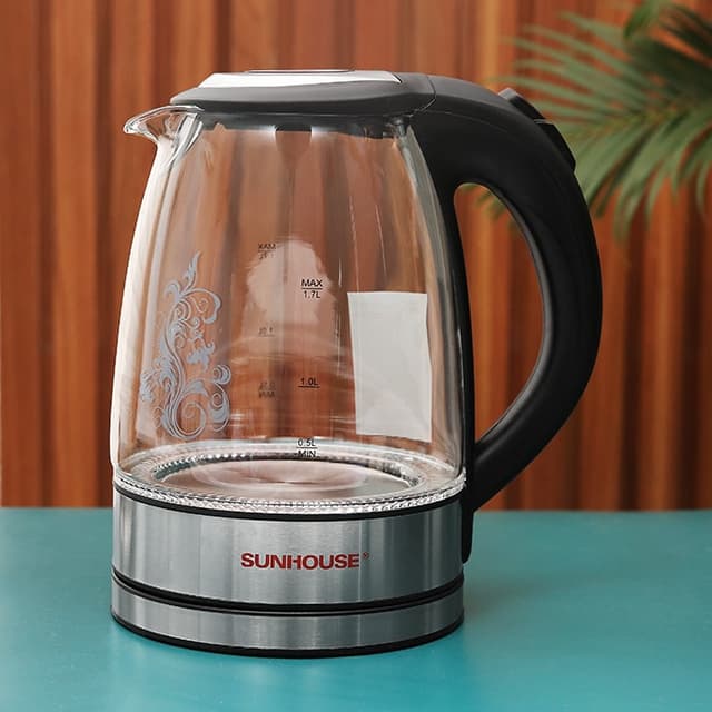 Bình đun nước siêu tốc bằng thủy tinh Sunhouse SHD1217 - Dung tích 1.7 lít - Công suất 1850W - Ảnh 12