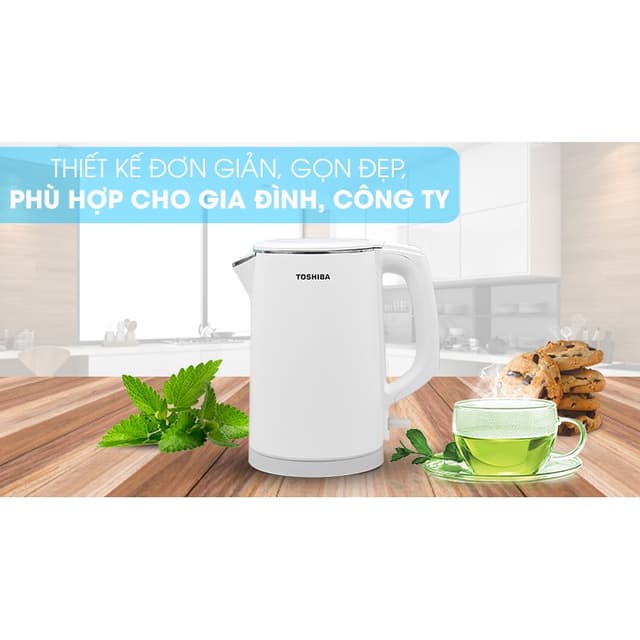 Bình đun siêu tốc Toshiba 1.5 lít KT-15DS1PV - Ảnh 4