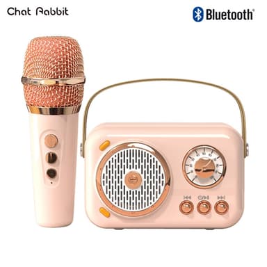 So sánh giá Xiaomi Youpin Chat Rabbit Loa Karaoke Bluetooth đa chức năng có micrô 10W Công suất cao có thể sạc lại Mini di động để hát trong nhà và ngoài trời rẻ nhất?