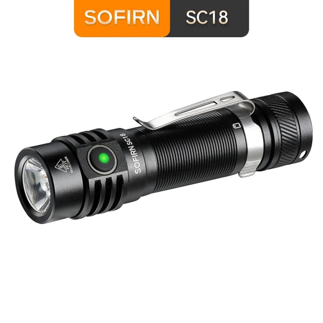 Đèn Pin Sofirn SC18 USB Type C Siêu Sáng 20W SST-40 LED 1800 lumens Chất Lượng Cao - Ảnh 11