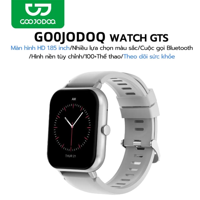 Đồng hồ thông minh chính hãng GOOJODOQ 2024 Màn hình cảm ứng, theo dõi sức khỏe, kết nối điện thoại để nhận tin nhắn, gọi điện, chống nước - Ảnh 8