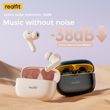 So sánh giá Tai Nghe Bluetooth Realfit F3 Tai Nghe Thể Thao Khử Tiếng Ồn -38db 360° Âm Thanh Không Gian Bass Tốt rẻ nhất?
