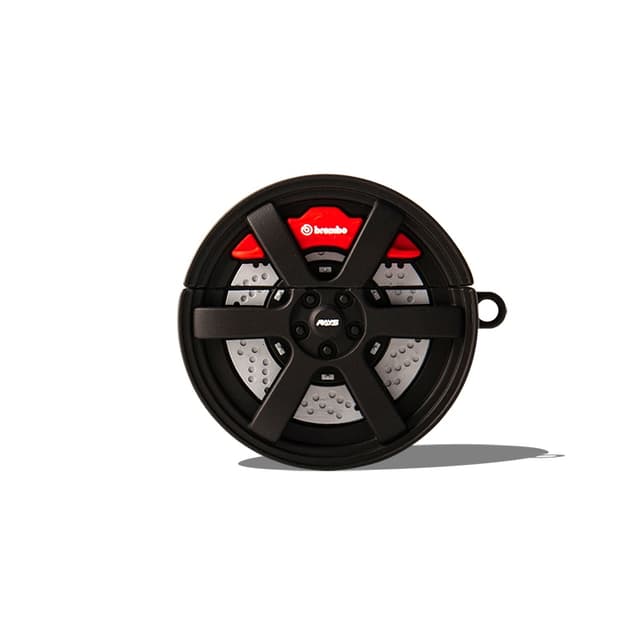 Trung tâm bánh xe ô tô sáng tạo cho AirPods 1 / 2 / 3 / 4 vỏ tai nghe thế hệ AirPods Pro 2 / 3 Vỏ bảo vệ tai nghe Bluetooth chống ồn Vỏ tai nghe silicon mềm - Ảnh 12