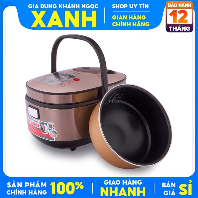 Nồi cơm điện tử Sunhouse mama 1.5 lít SHD8915 Hàng trưng bày,Lòng nồi tráng men chống dính - Ảnh 11