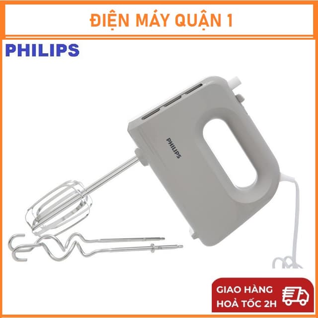 Máy đánh trứng Philips HR3705/20 (Bảo hành 24 tháng) - Ảnh 8