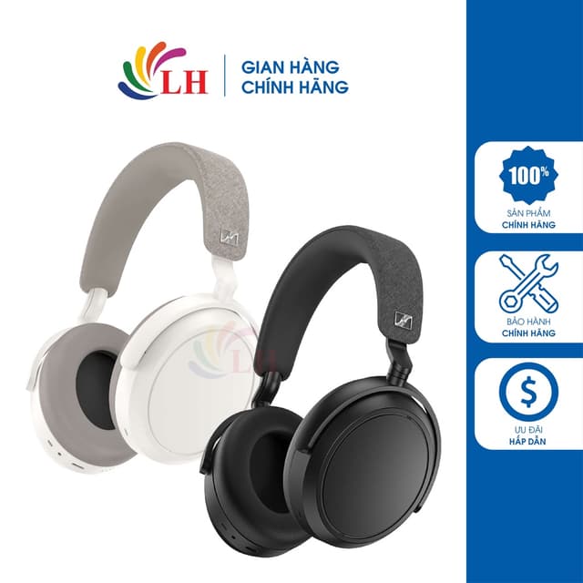 Tai nghe chụp tai Bluetooth Sennheiser Momentum 4 Wireless M4AEBT - Hàng chính hãng - Điều khiển cảm ứng thông minh - Ảnh 2