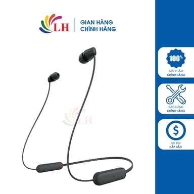 So sánh giá Tai nghe Bluetooth In-ear Sony WI-C100 - Hàng chính hãng - Kết nối nhanh chóng, chống mồ hôi và tia nước IPX4 rẻ nhất?