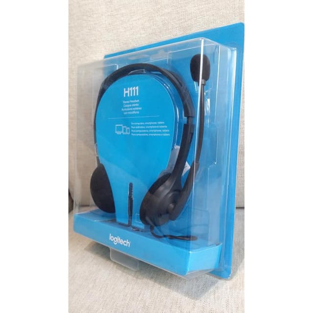 Tai nghe Headphone LOGITECH H111 Chính hãng (1 Jack 3.5) - Ảnh 3