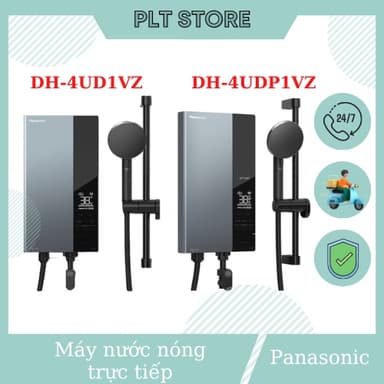 So sánh giá Máy nước nóng trực tiếp 4500W Panasonic DH-4UD1VZ, DH-4UDP1VZ màu đen xanh có điều chỉnh nhiệt độ, công nghê Ag+, LCD rẻ nhất?