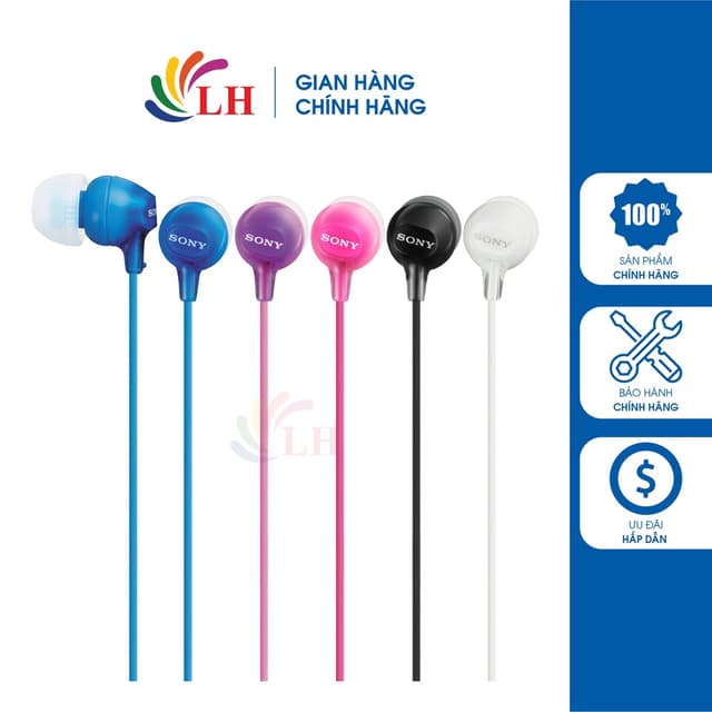 Tai nghe có dây Sony MDR-EX15AP - Hàng chính hãng - Dây dài 1.2m, thiết nhỏ gọn, âm thanh chất lượng - Ảnh 3