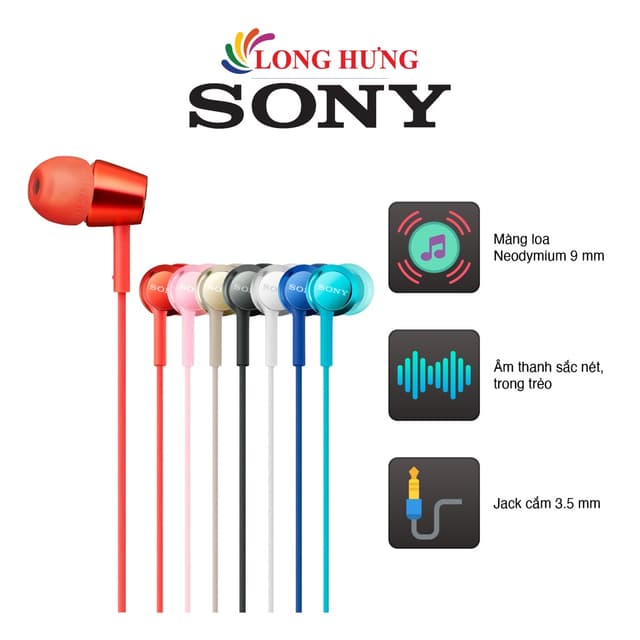 Tai nghe có dây Sony MDR-EX155AP - Hàng chính hãng - Ảnh 7