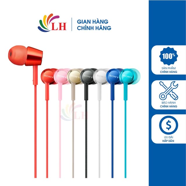 Tai nghe có dây Sony MDR-EX155AP - Hàng chính hãng - Nhỏ gọn, dễ sử dụng, nhiều màu sắc nổi bật, bảo hành chính hãng - Ảnh 11