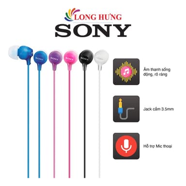 So sánh giá Tai nghe có dây Sony MDR-EX15AP - Hàng chính hãng rẻ nhất?