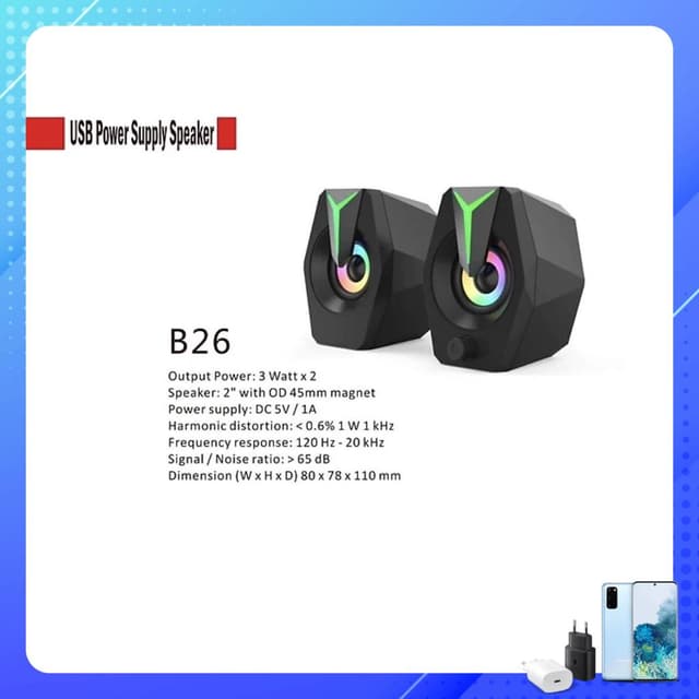 Loa Vi Tính Mini Microlab B26 2.0 - Hàng Chính Hãng - Ảnh 10